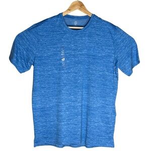 NWT Under Armour Mens Blue Textured Athletic T Shirt Size L G Rush Energy